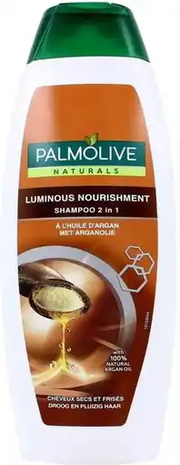 Bol.com Palmolive Shampoo - 2 in 1 Luminous Nourishment Argan Oil 350 ml aanbieding