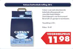 Huisdier Voordeelshop Catsan kattenbakvulling 20 L aanbieding