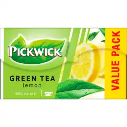 Dirk Pickwick Lemon groene thee voordeelpak aanbieding