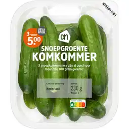 Albert Heijn AH Snoepgroente komkommer aanbieding