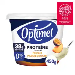 Albert Heijn Optimel Proteïne yoghurt perzik passievrucht aanbieding