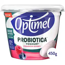 Albert Heijn Optimel Probiotica yoghurt framboos bosbes aanbieding