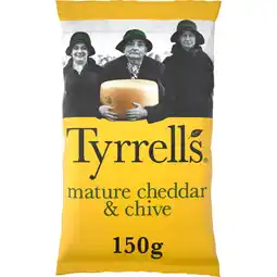 Albert Heijn Tyrrells Mature cheddar & chive aanbieding