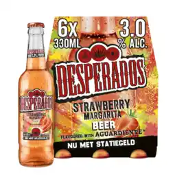 Albert Heijn Desperados Strawberry margarita bier 6-pack aanbieding
