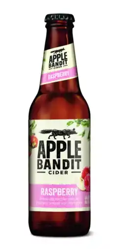 Albert Heijn Apple Bandit Raspberry cider aanbieding