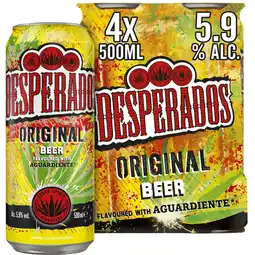 Albert Heijn Desperados Original bier 4-pack aanbieding