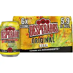 Albert Heijn Desperados Original bier 6-pack aanbieding