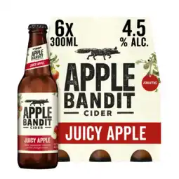 Albert Heijn Apple Bandit Juicy apple cider 6-pack aanbieding