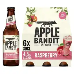 Albert Heijn Apple Bandit Raspberry cider 6-pack aanbieding