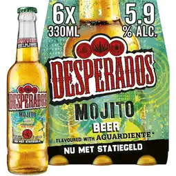 Albert Heijn Desperados Mojito bier 6-pack aanbieding