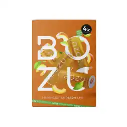 Albert Heijn Bozu Hard iced tea peach 4-pack aanbieding