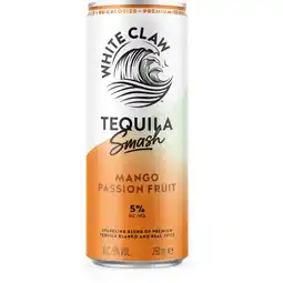 Albert Heijn White claw Tequila smash mango passion fruit aanbieding