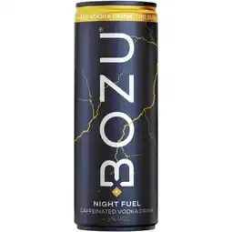 Albert Heijn Bozu Night fuel vodka drink 4.5% aanbieding