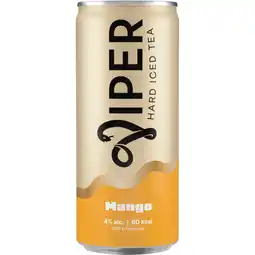 Albert Heijn Viper Hard iced tea mango aanbieding
