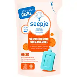 Albert Heijn Seepje Handzeep sinaasappel refill aanbieding