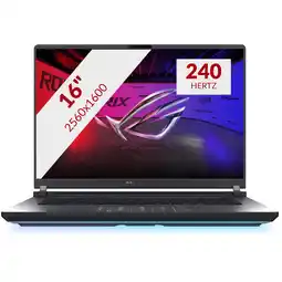 MediaMarkt ASUS ROG Strix G16 G615LW-S5058W - 16 inch - Core Ultra 9 275HX - 32 GB - 1 TB - GeForce RTX 5080 aanbieding