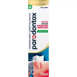 Dirk Parodontax Tandpasta active repair freshmint aanbieding