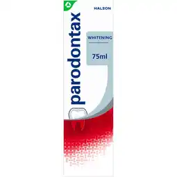 Dirk Parodontax Tandpasta whitening aanbieding