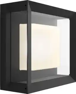 Coolblue Philips Hue Econic muurlamp White and Color Zwart modern aanbieding