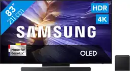 Coolblue Samsung 83 OLED S90F 4K (2025) + Samsung HW-QS700F (2025) aanbieding