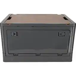 ANWB Norlander Norländer inklapbare opbergkrat met deksel Antraciet aanbieding