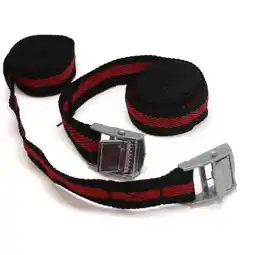 ANWB Gs Quality Products Spanbanden 2 stuks 2,5 meter Rood Zwart aanbieding