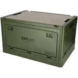 ANWB Norlander Norländer inklapbare opbergkrat met deksel Donker Groen aanbieding