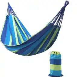 ANWB Fedec Hangmat Opbergtas + materiaal Blauw Groen aanbieding