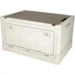 ANWB Norlander Norländer inklapbare opbergkrat met deksel Wit aanbieding