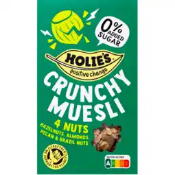 Dekamarkt Holie's Crunchy muesli 4 nuts aanbieding