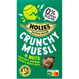 Dekamarkt Holie's Crunchy muesli 4 nuts aanbieding