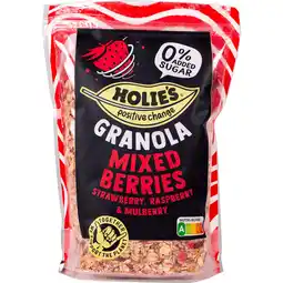 Dekamarkt Holie's Granola mixed berries aanbieding