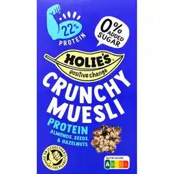 Dekamarkt Holie's Crunchy muesli protein aanbieding