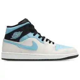 Foot Locker Jordan Aj1 Mid Sneakers Heren - Wit - Maat 41 - Leer, Synthetisch aanbieding