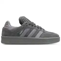 Foot Locker Adidas Samba Sneakers Heren - Grijs - Maat 40 - Leer aanbieding