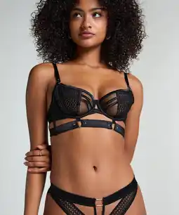 Hunkemoller Hunkemöller Niet-voorgevormde beugel bh Missy Zwart aanbieding