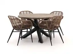 Kees Smit Intenso Azora/ROUGH-Y ø120cm dining tuinset 5-delig aanbieding