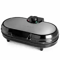 Bol.com Tristar WF-2120 Wafelijzer – Tien hartvormige wafels per keer – Roestvrijstalen behuizing aanbieding