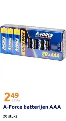 Action A-Force batterijen AAA aanbieding
