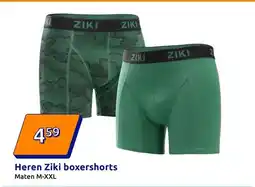 Action Heren Ziki boxershorts aanbieding
