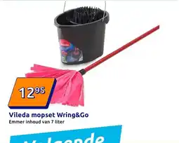 Action Vileda mopset Wring&Go aanbieding