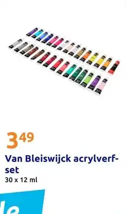 Action Van Bleiswijck acrylverf- set aanbieding