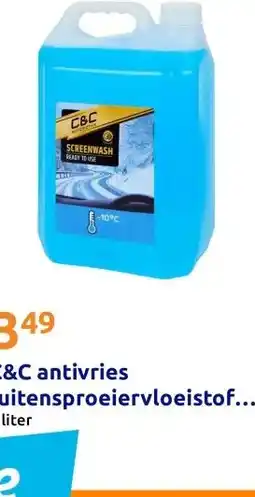 Action C&C antivries ruitensproeiervloeistof... aanbieding