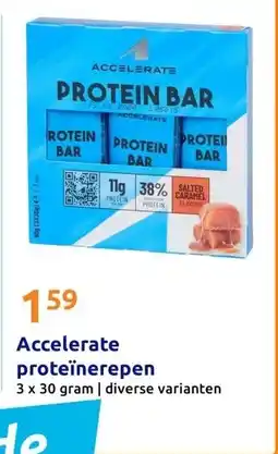 Action Accelerate proteïnerepen aanbieding