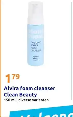 Action Alvira foam cleanser Clean Beauty aanbieding