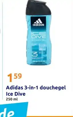 Action Adidas 3-in-1 douchegel Ice Dive aanbieding