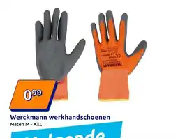 Action Werckmann werkhandschoenen aanbieding