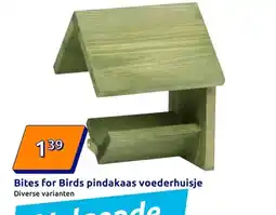 Action Bites for Birds pindakaas voederhuisje aanbieding