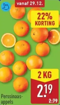 ALDI Perssinaasappels aanbieding
