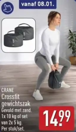ALDI Crane Crossfit gewichtszak aanbieding